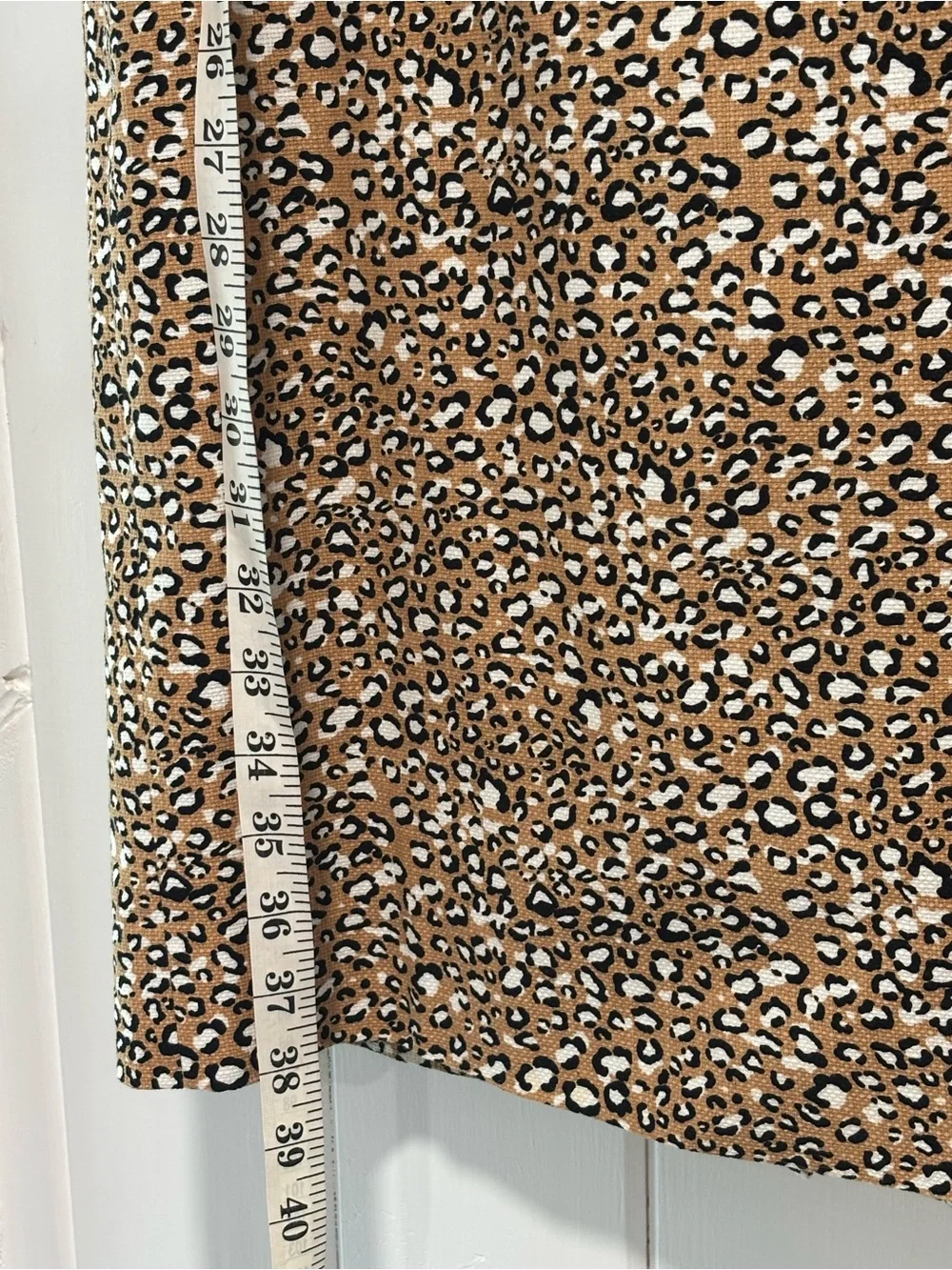 J. Crew Sleeveless Leopard-Print Midi Dress in Tan and Black